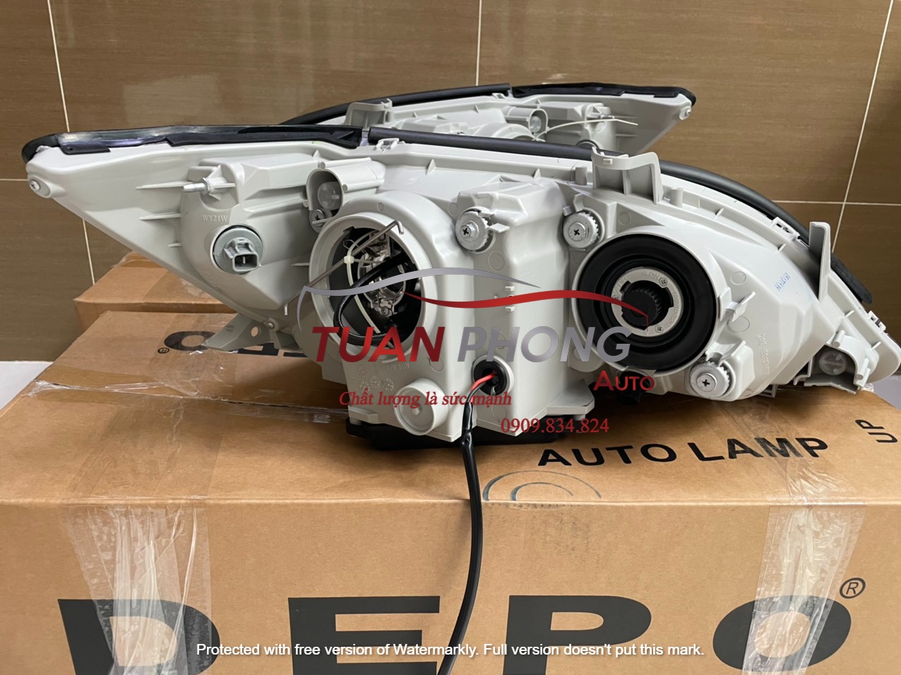 Đèn Pha Trái TOYOTA CAMRY 2004 2005 112-112L-LD-EM-1